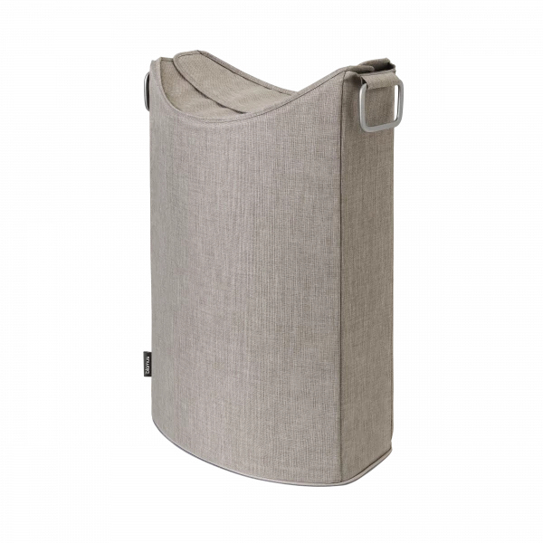 Blomus - FRISCO LOUNGE - Rechteckiger Wäschekorb 65 l (Aluminium, Faser) in Beige