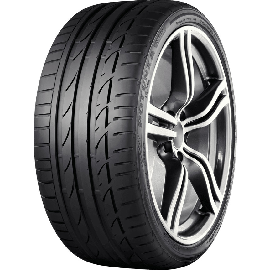 Bridgestone - Potenza S001 - 225/45 R19 - Sommerreifen - Runflat, asymmetrisches Reifenprofil
