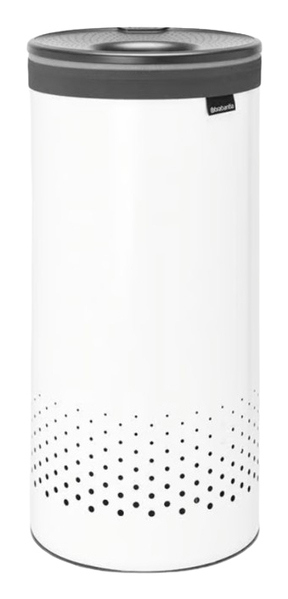 Brabantia - 304866 (Mülleimer) Weiß Rund Stahl 35 l