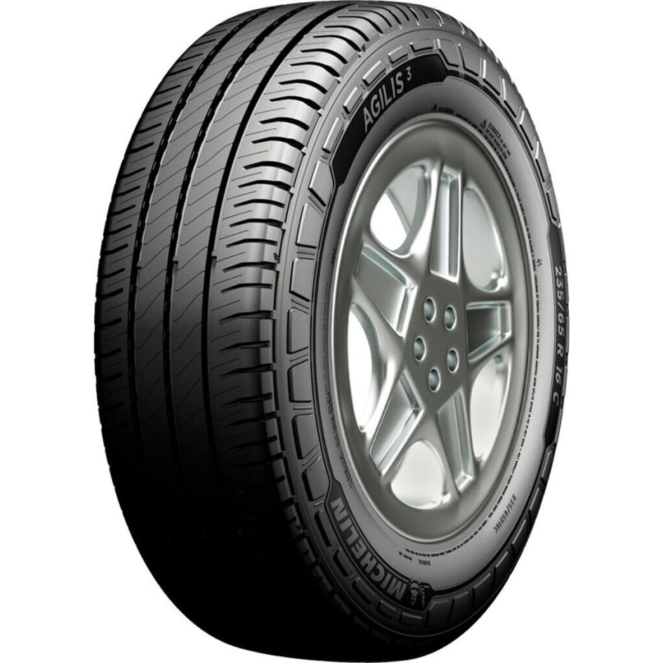 Michelin - Agilis 3 - 225/75 R16 - Transporter Sommerreifen, hohe Laufleistung, Bremsleistung, Felgenschutz