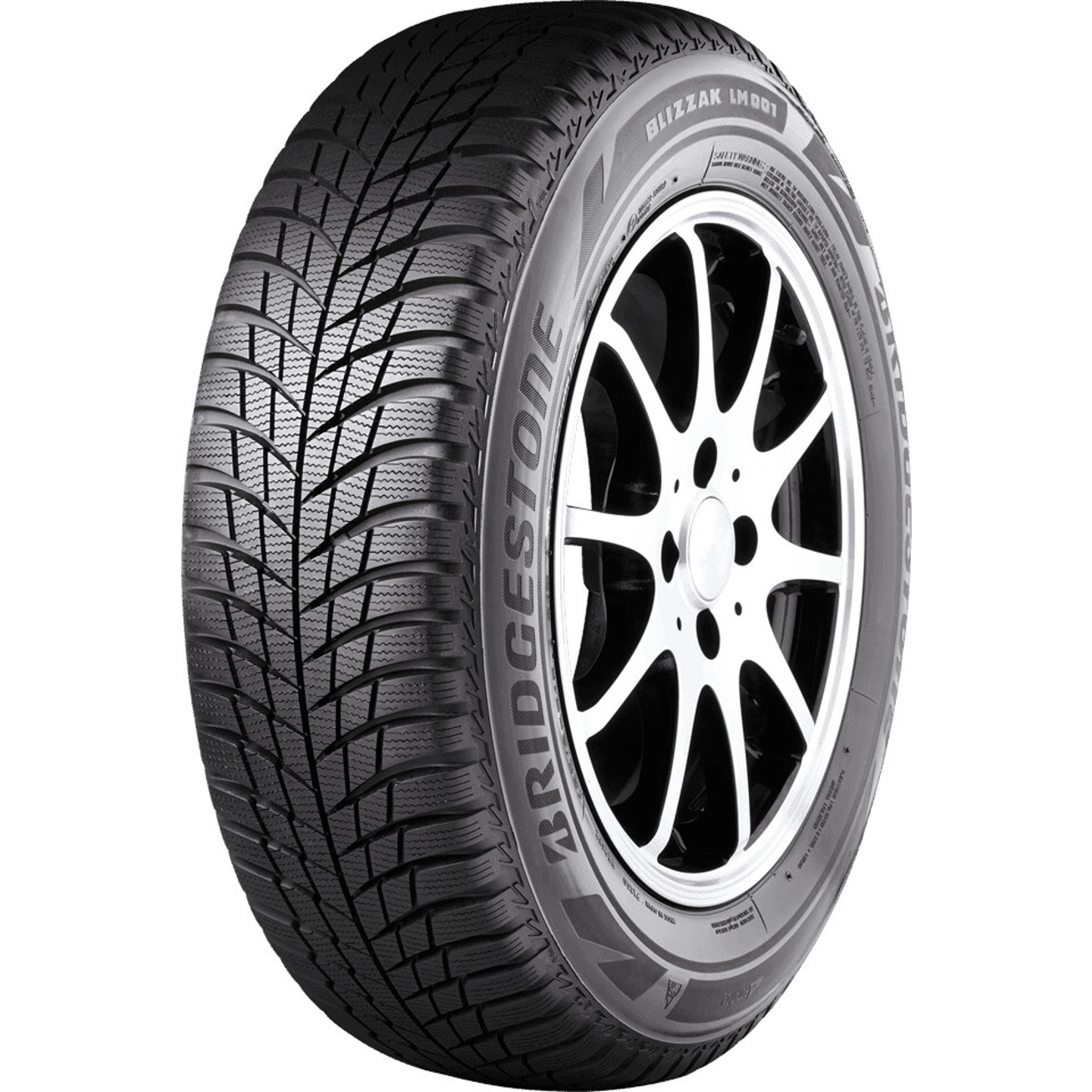 Bridgestone - Blizzak LM001 - Winterreifen - 225/55 R17, Schneegriffigkeit, Tragfähigkeitsindex 97