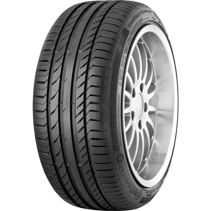 Continental - ContiSportContact 5 - 255/45 R19 100V Seal - Sommerreifen, asymmetrisches Reifenprofil, Felgenschutz